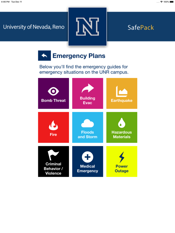 SafePack iPad screenshot 6 - Education app