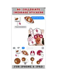 oklahoma sooners stickers plus for imessage ipad images 1