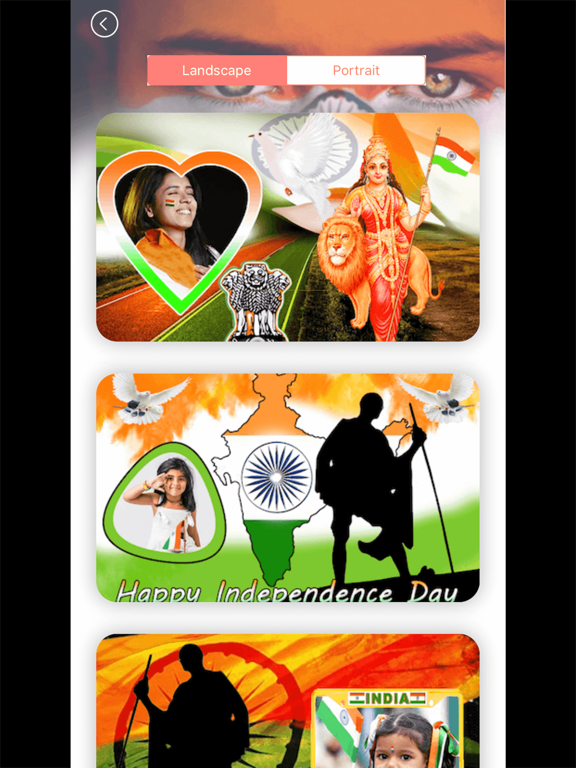 15 August Photo Frame iPad screenshot 1 - Photo & Video app