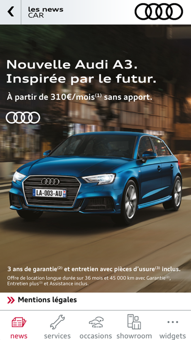 Screenshot #1 pour Audi CAR