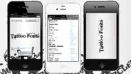 Tattoo Fonts - design your text tattoo iphone bilder 1