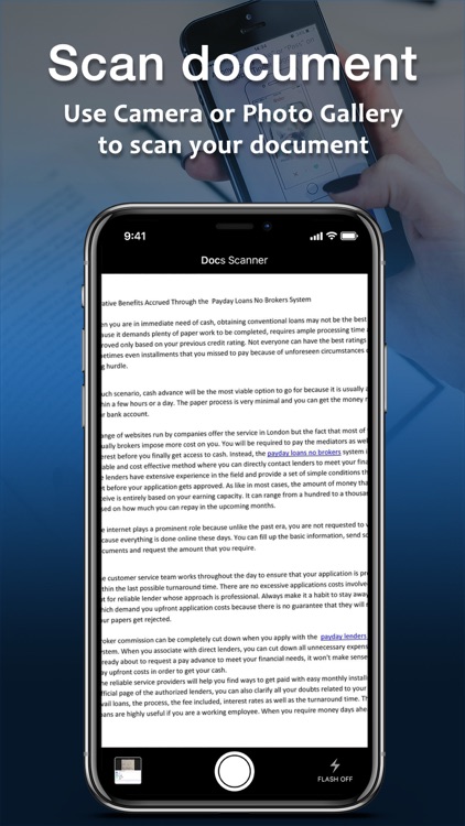 Multi Documents Scanner OCR