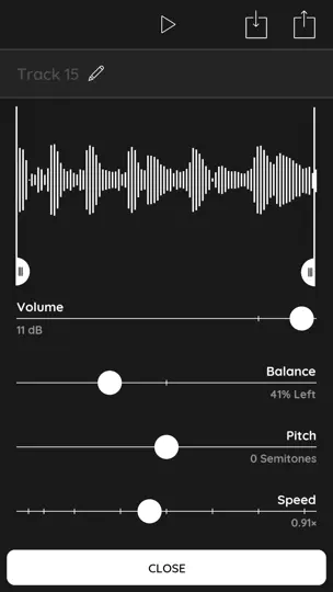 Скриншот Samplebot на iPhone 3