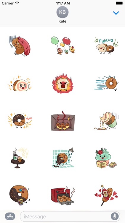 Sweet and Cute Food Sticker