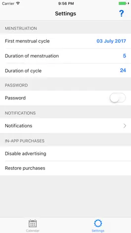 Game screenshot Women's calendar hack