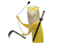 Banana Ninja and Banana Samurai