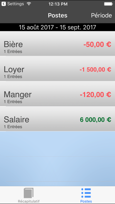 Screenshot #3 pour Livre de comptes