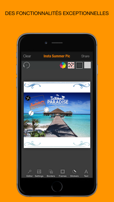 Screenshot #3 pour Summer Pic – Été, plage, mer, soleil autocollants