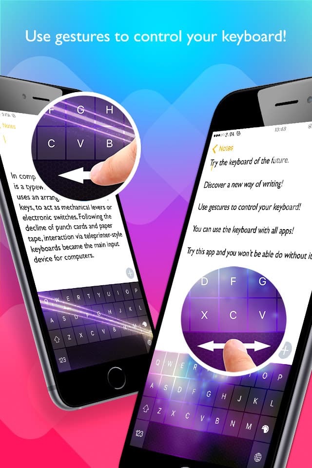 Color Swipe Keyboard screenshot 2