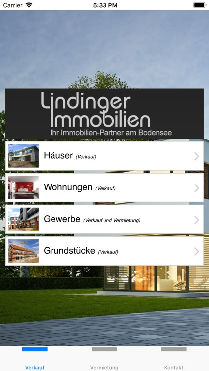 Lindinger Immobilien App
