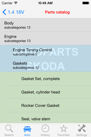 Autoparts for Skoda screenshot 4