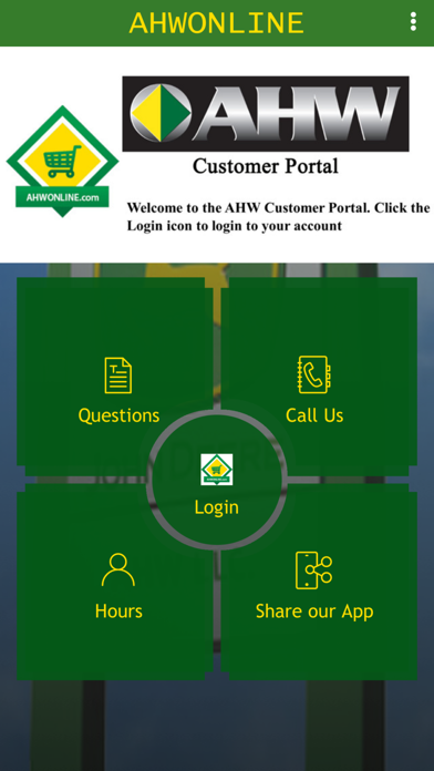 AHWONLINE iPhone screenshot 1 - Business app