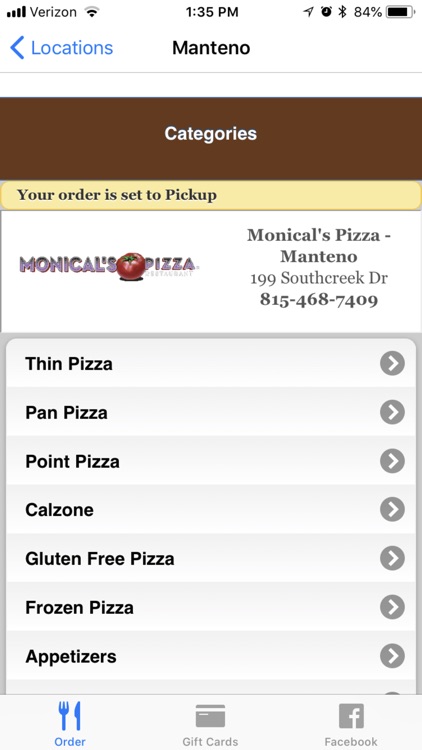 Monical's Pizza