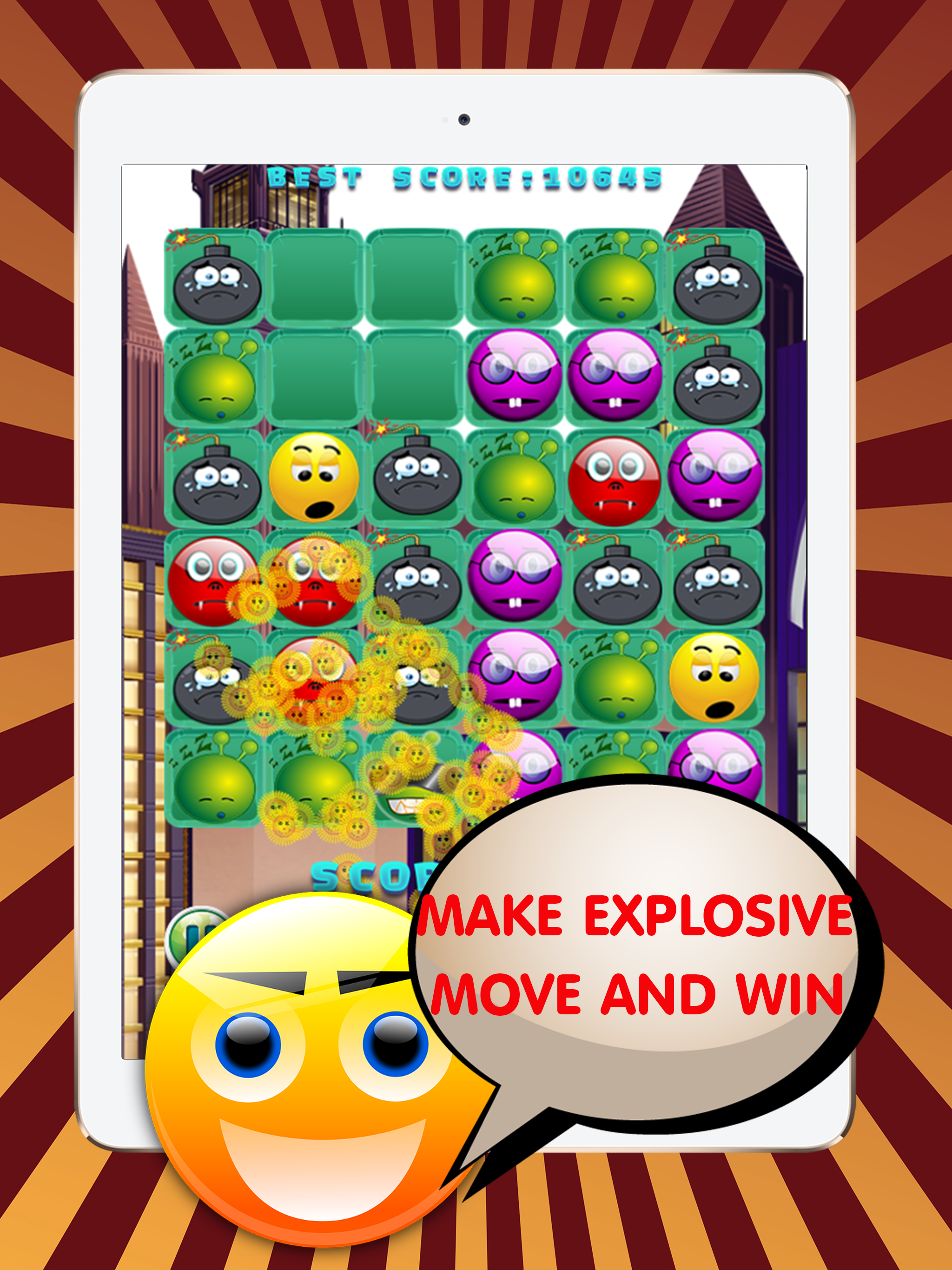 Emoji Blitz Connect Match 3 : Emoticon Line Puzzle