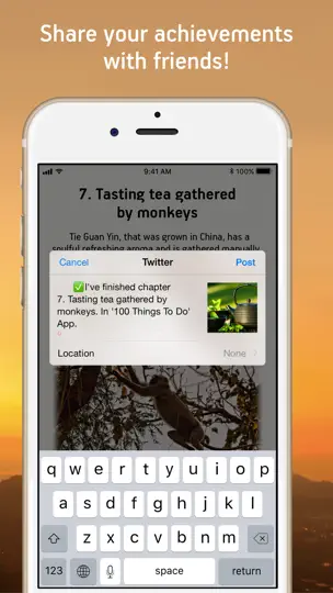 Captura de pantalla de 100 Things To Do In Your Life en iPhone 5