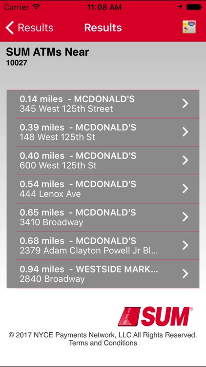 SUM ATM Locator