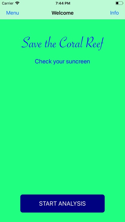 Sunscreen Coral Reef