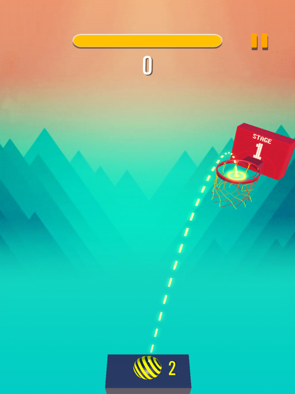 Screenshot #4 pour Dunk King: 3D Ball Hoop