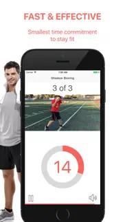 1 minute workout: hiit routine iphone screenshot 2