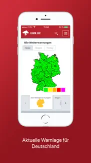 unwetterradar deutschland iphone capturas de pantalla 1