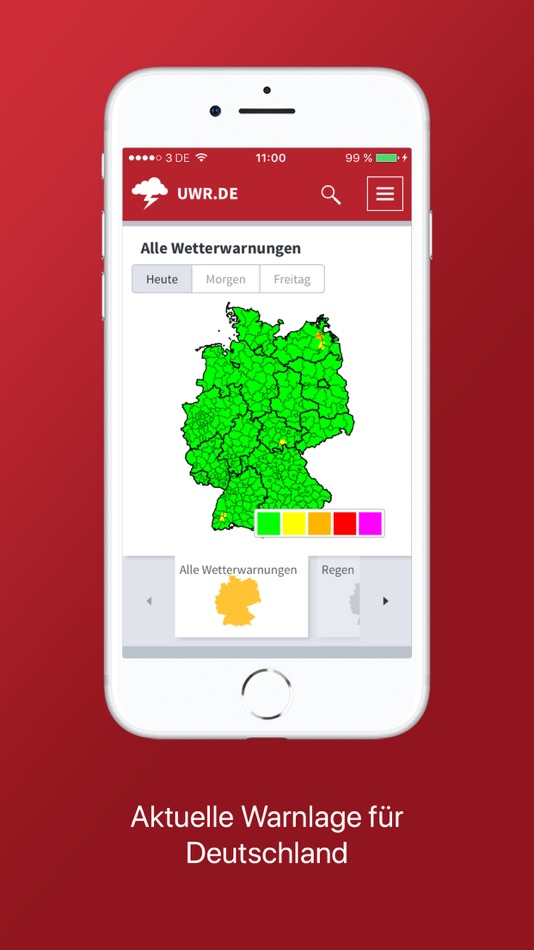 Unwetterradar Deutschland - 1.6.1 - (iOS)