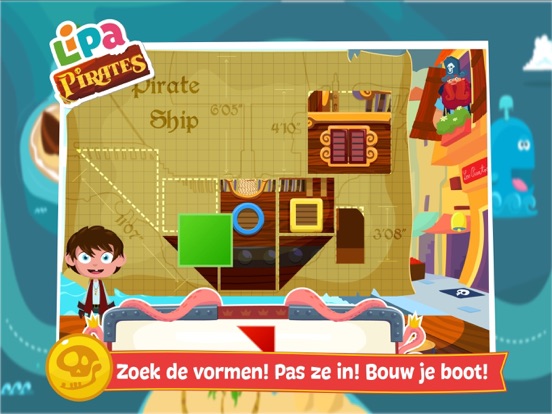 Lipa Pirates iPad app afbeelding 2