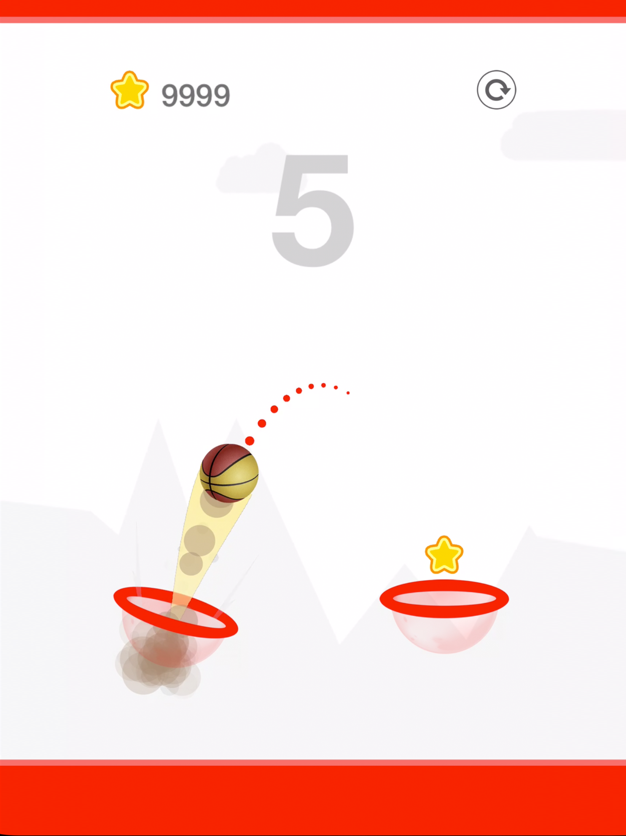 Hoop Run - Basketball on Fire screenshot 8
