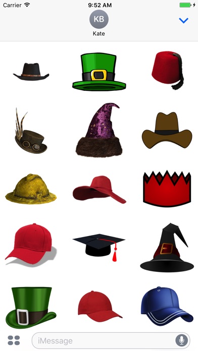 Hat Stickers Pack screenshot 3