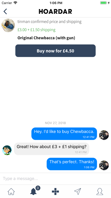 Hoardar iPhone screenshot 5 - Social Networking app