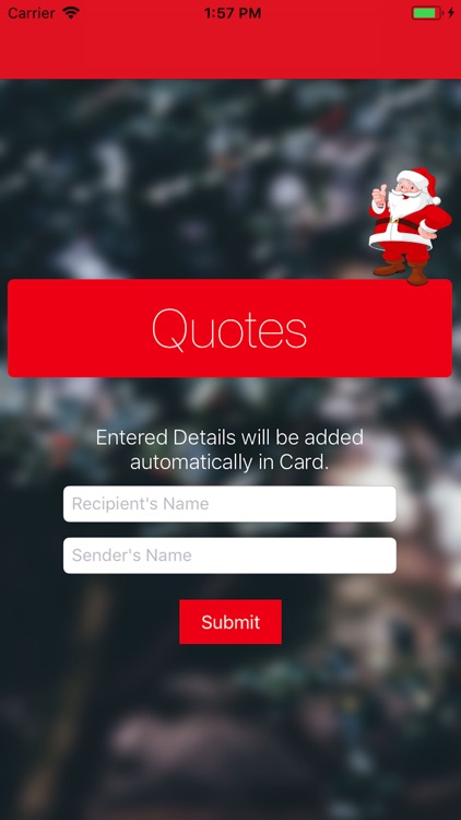 Merry Christmas Customize Card