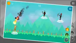 funny archers - 2 player archery games iphone screenshot 1