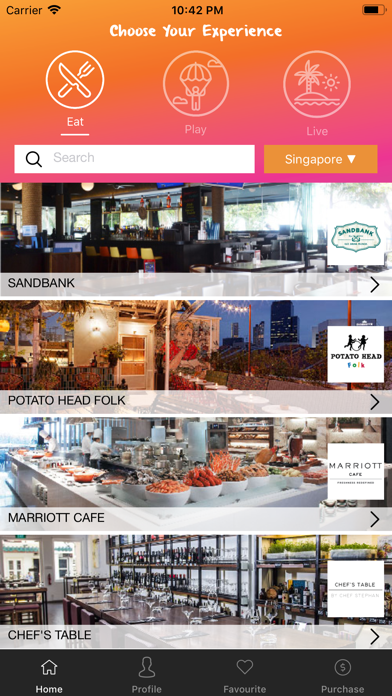 Screenshot #1 pour Eat Play Live