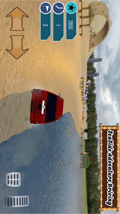 Beach SUV jeep Stunts Driving