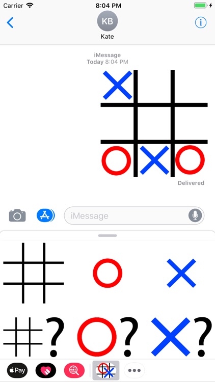 Tic Tac Toe Stickers Pack screenshot-5