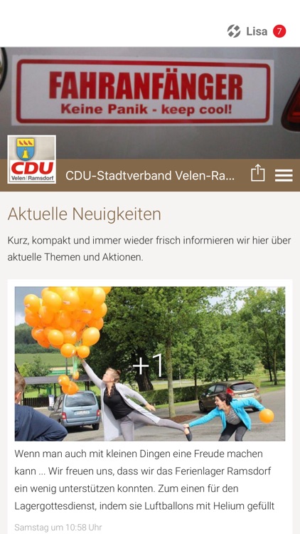 CDU vor Ort