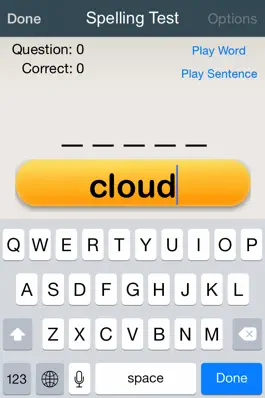 Game screenshot My Spelling List apk