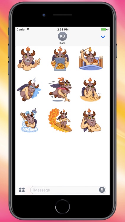 Funny Devil Stickers