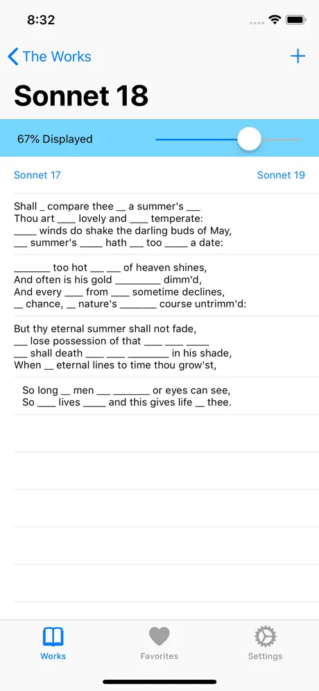 The Shakespeare App
