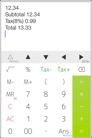 Calculator PanecalST screenshot 2