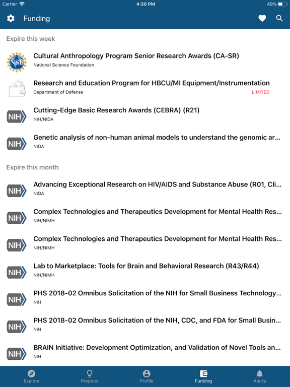 FAU Research Hub iPad screenshot 8 - Education app