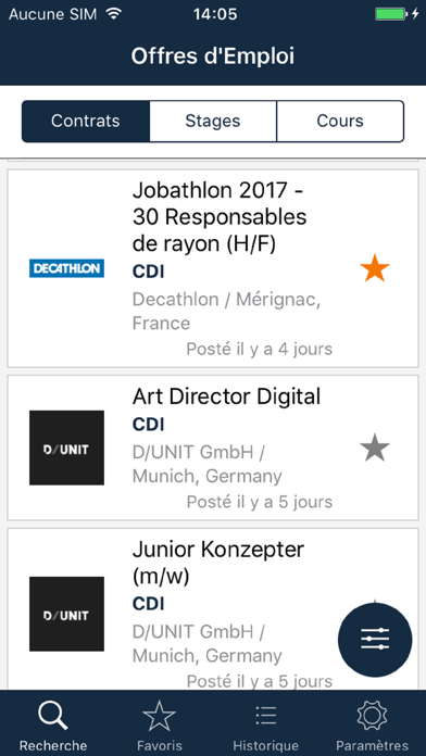 Screenshot #1 pour Sportyjob