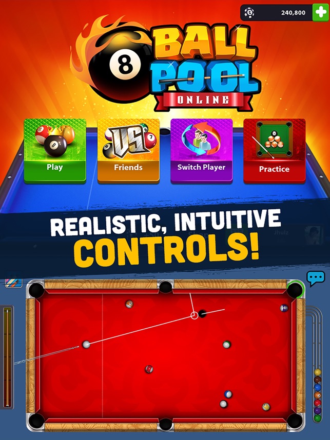 MPL Pool Game, Multiplayer Pool Game