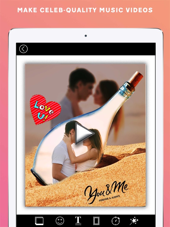 PIP Video Camera - selfie cam iPad screenshot 4 - Photo & Video app