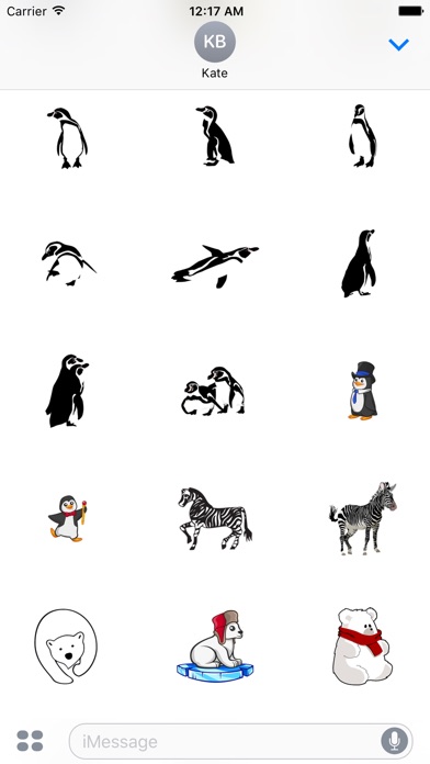 Black and white animals screenshot 3