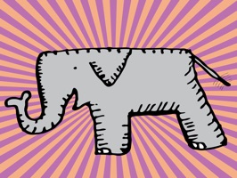 Charming Elephant emoji stickers for Messages allows you to share your moods and comments with your favorite pachyderms