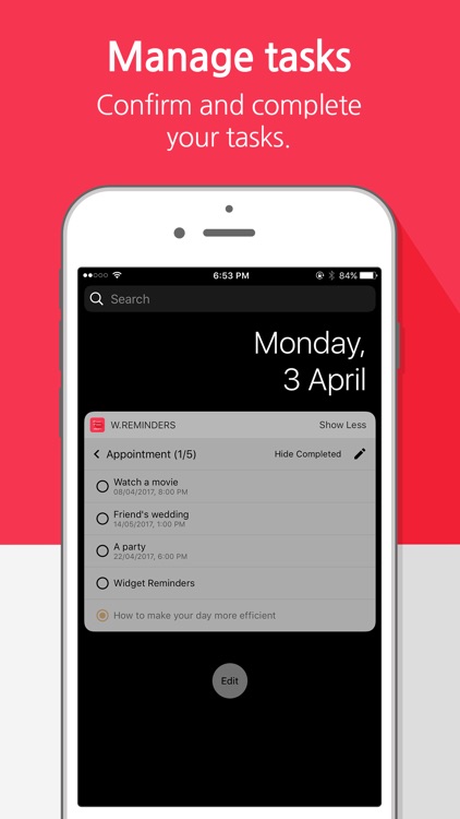 Widget Reminders