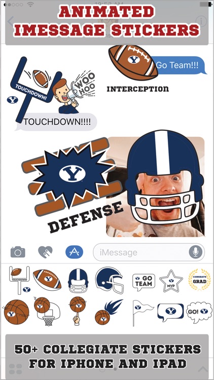 BYU Cougars Animated+Stickers