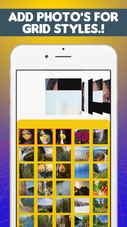 Pics Grid : Cut Grid Photos