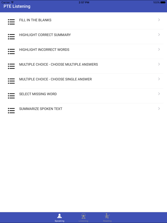 Screenshot #5 pour PTE Exam Practice Tests
