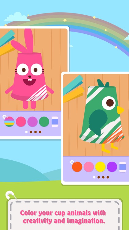 Paper Cup Animals
